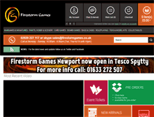 Tablet Screenshot of firestormgames.co.uk